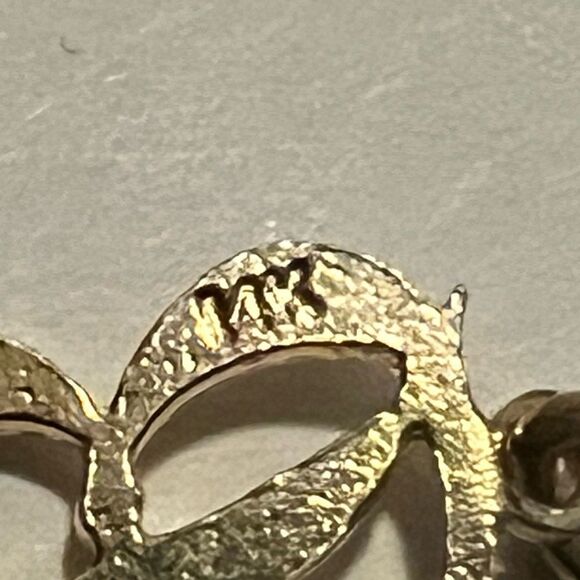 Initial B solid real gold charm | ideal gift | Initial B pendant | - Picture 8 of 8